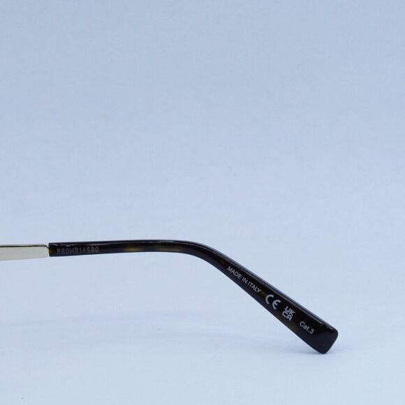 ?️ New Saint Laurent SL692 004 Sunglasses -Gold Frame, Brown Lenses main image 8